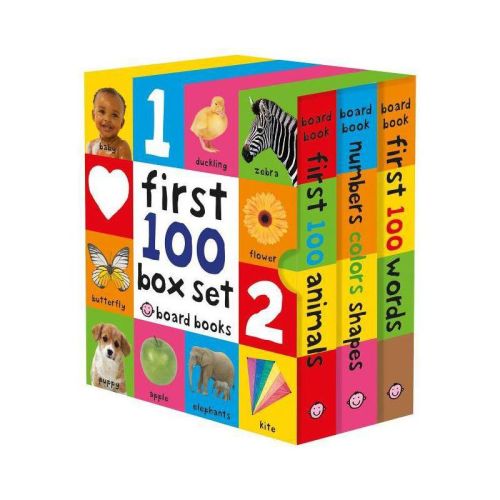 First 100 Board Book Box Set (3 Books) - By Roger Priddy (mixed Media Product)