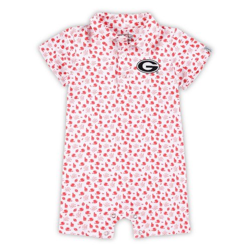 Garb Georgia Bulldogs Earnest Polo Romper
