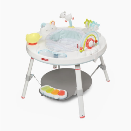 Amazon.com: Skip Hop Baby Activity Center: Interactive Play Center with 3-Stage Grow-with-Me Functionality, 4mo+, Silver Lining Cloud : Baby
