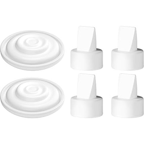 Duckbill Valves for Spectra Replacement Pump Parts Motif Luna Pump Part, Compatible with Spectra S2, S1, 9 Plus, Synergy Gold, Cimilre Ameda MYA Breast Pump, 6PCS