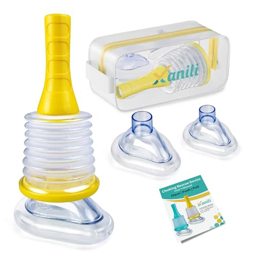 Xanili Choking Rescue Device for Kids & Adults, Anti Choking Device, Portable Suction Rescue Device, Portable Airway Suction Device for Children and Adults