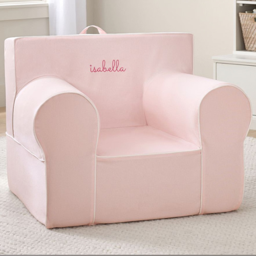 Anywhere Chair®, Pearl Twill With White Piping