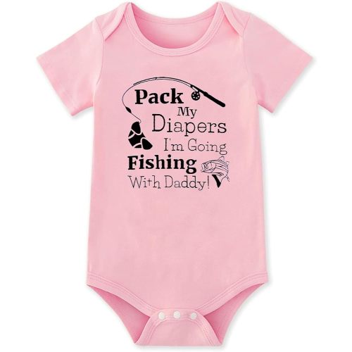 UNICOMIDEA Baby Boys Girls Romper Letter Printed Newborn Outfit Short Sleeve Bodysuits 0-12 Months
