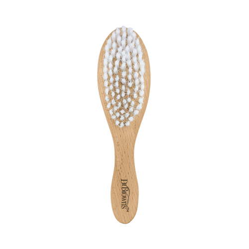 Dr. Brown's Healthy Baby Essential Care, Soft & Safe, Baby Brush Plus Comb for Infants & Toddlers