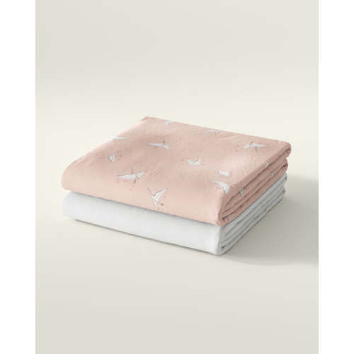 Swan Crib Sheet Set