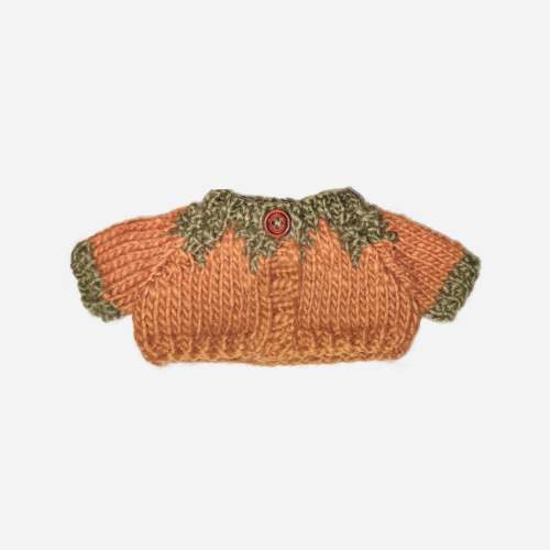Plush Toy Clothing - Pumpkin Cardigan