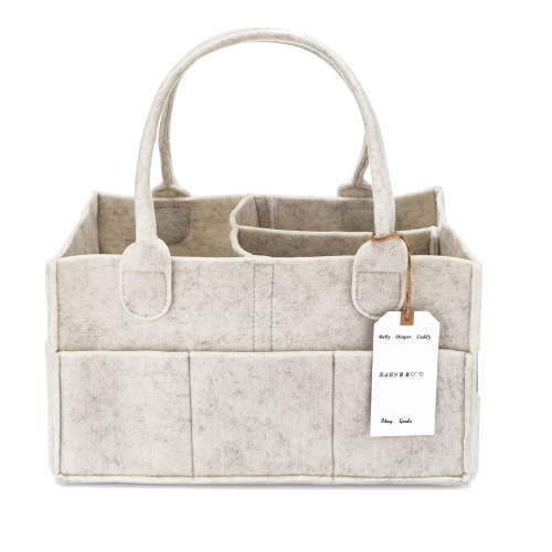 Zeya Storage bag Diaper Caddy - Storage Bin for Diapers and Wipes