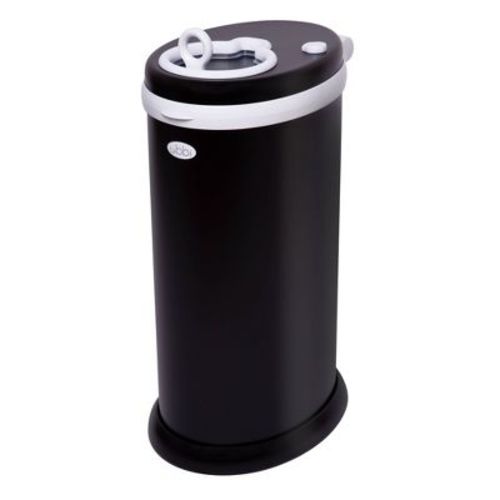Ubbi Stainless Steel Diaper Pail - Matte Black