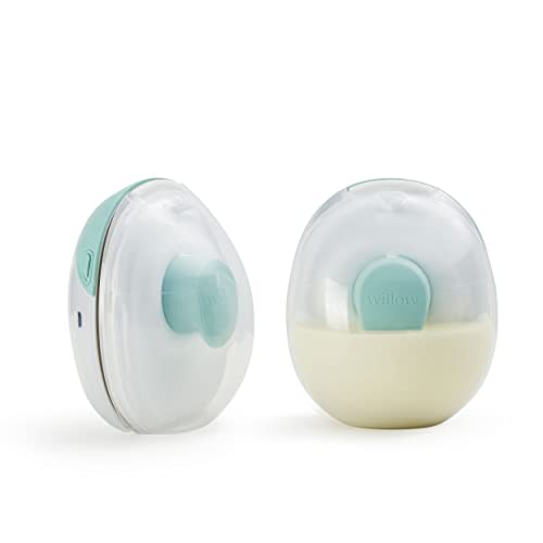 Willow Pump Wearable Breast Pump | New Willow Go™ Hands Free, Cord Free Double Electric Breast Pump | Discreet and Quiet in Bra Design | 21mm and 24mm Flange