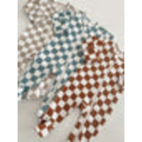 Blueberry Muffin Checkerboard / Organic Zip Footie – SpearmintLOVE