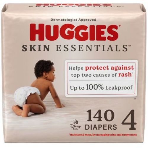 Huggies Skin Essentials Luxury Diapers – (Select Size and Count)