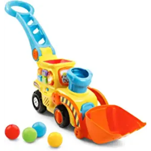 VTech Pop-a-Balls Push & Pop Bulldozer