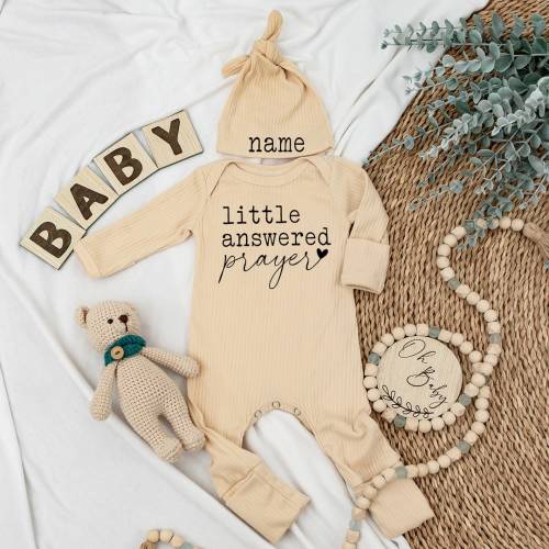 Cabrera personalized Little Answered Prayer Baby Bodysuit