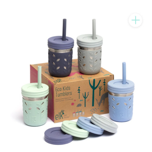 Stainless Steel 10oz Drinking Tumblers + Food Storage