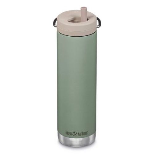 Klean Kanteen 20oz Stainless Steel Tkwide Water Bottle With Twist Cap - Green