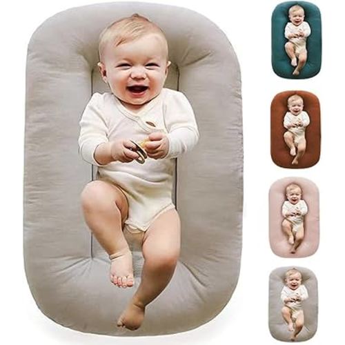 Transat pour bébé, Coussin transat pour 0-24 mois (beige)