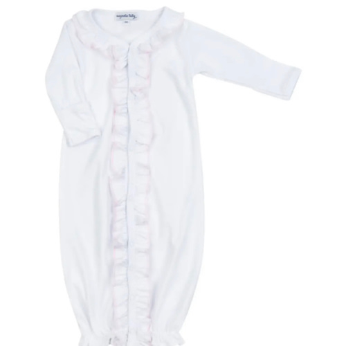 Essentials White Converter with Pink Ruffle - Blue Leaf Houston