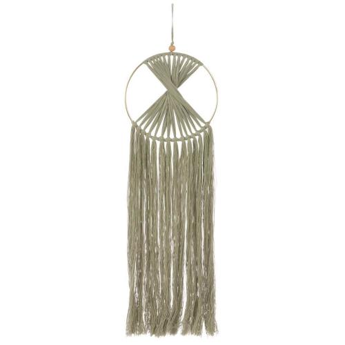 Sage Twisted Macrame Hoop Wall Decor