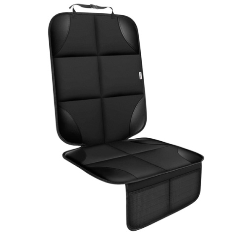 Meolsaek Car Seat Protector for Child Car Seat, Durable 600D Fabric Waterproof Car Seat Cover with Thick Pad Non-Slip Backing (No Imprints)
