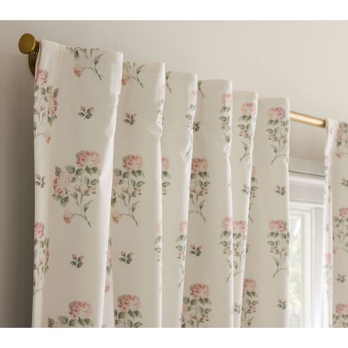 Bria Hammel Rose Blackout Curtain | Pottery Barn Kids
