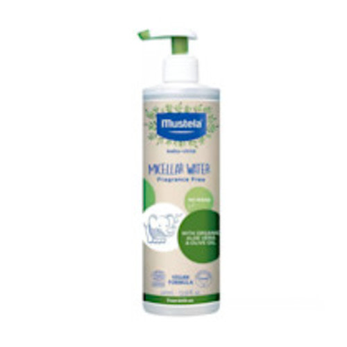 Mustela Certified Organic Micellar Cleansing Water -No-Rinse Natural Water Cleanser w/Olive Oil & Aloe Vera - For Baby, Kid & Adult - Fragrance Free, EWG Verified & Vegan -13.5 oz-Packaging may vary
