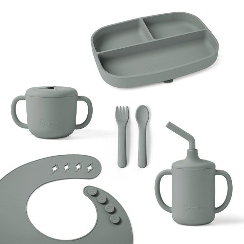 Deluxe Baby Feeding Set - Sage Green