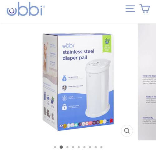 stainless steel diaper pail