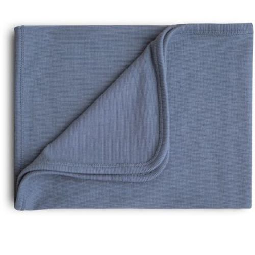 Mushie Ribbed Baby Blanket - tradewinds