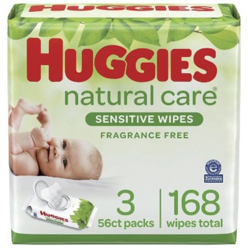 Huggies Natural Care Sensitive Unscented Baby Wipes (Select Count)