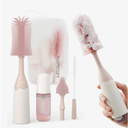 Momcozy Innovative Push-Press Design Bottle Brush Kit