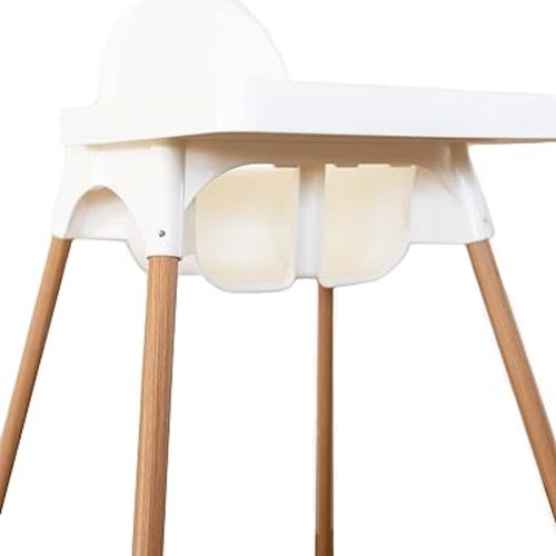 Yeah Baby Goods Highchair Leg Wraps (Cherry) - Compatible with The IKEA Antilop Highchair - Stylish IKEA High Chair Accessories w/Easy Self-Adhesive
