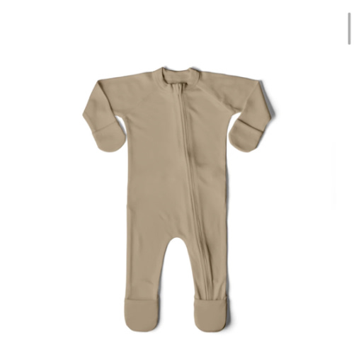 GROW WITH YOU FOOTIE + SNUG FIT | SANDSTONE – goumikids