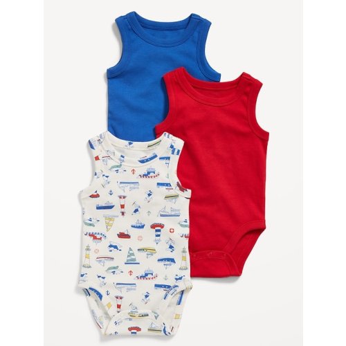 Sleeveless Bodysuit 3-Pack for Baby