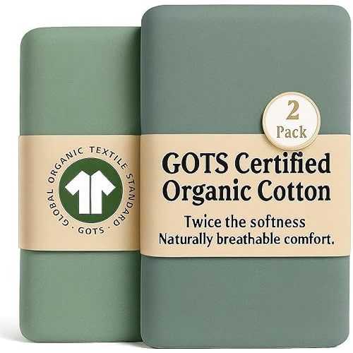 GOTS 100% Organic Bassinet Sheets - Luxurious Turkish Cotton for Halo, SNOO, Dream on Me Karley & Lacy, Delta Children and Simmons Kids City Sleeper Oval or Rectangle Bassinet Bed Pads or Mattresses