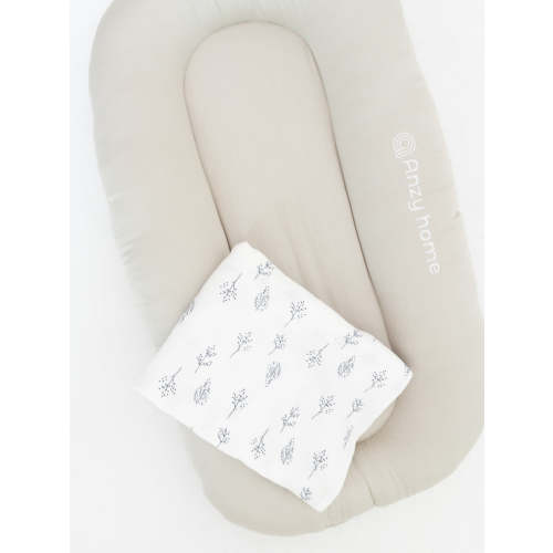 Muslin Cover for Lounger Nest Leaves