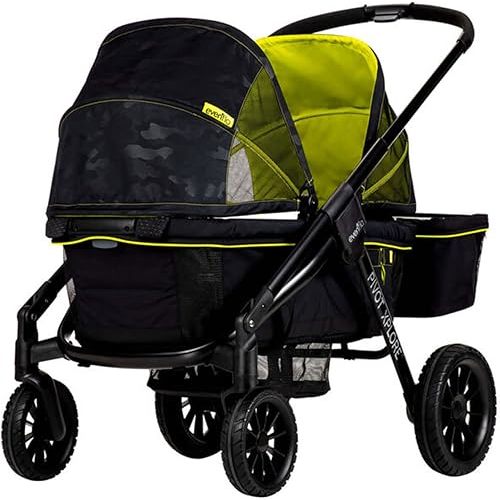 Evenflo Pivot Xplore All-Terrain Stroller Wagon (Wayfarer Black)