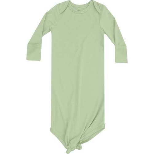 Knotted Gown, Solid Foam Green - Angel Dear | Maisonette