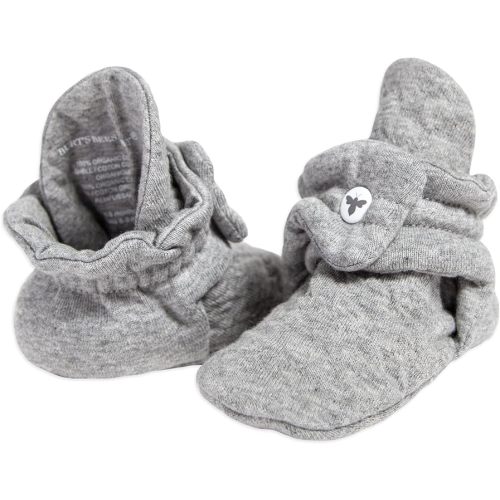 Burt's Bees Baby Booties, Organic Cotton Adjustable Infant Sock