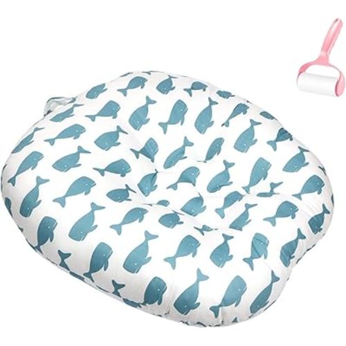 Nest Sleeper Pillow with Cotton Cover,Cartoon Portable Lightweight Lounger Pillow,Multifunctional Removable Soft Comfortable Lounger Pillows (Color-C, 23.6x21.6in)