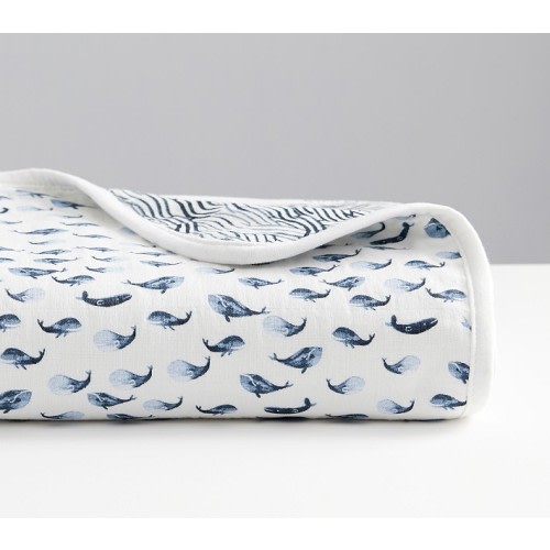 Jack Oversized Organic Muslin Baby Blanket