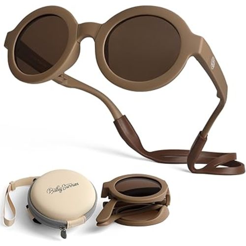 BABY SUNNIES Polarized Toddler Sunglasses Boys & Girls - Unbreakable, For Kids - UV Protection