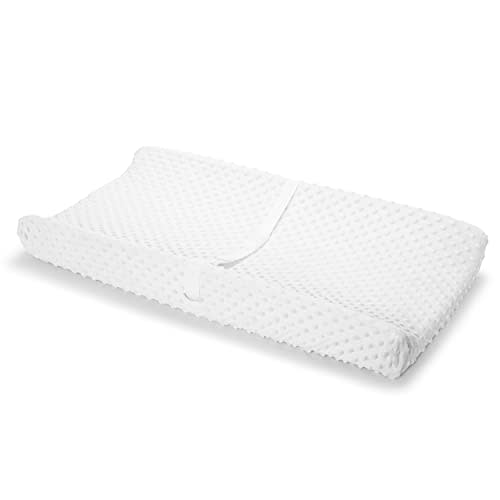 Munchkin® Secure Grip™ Contoured Baby Diaper Changing Pad for Dresser, Includes Cover, Waterproof Pad
