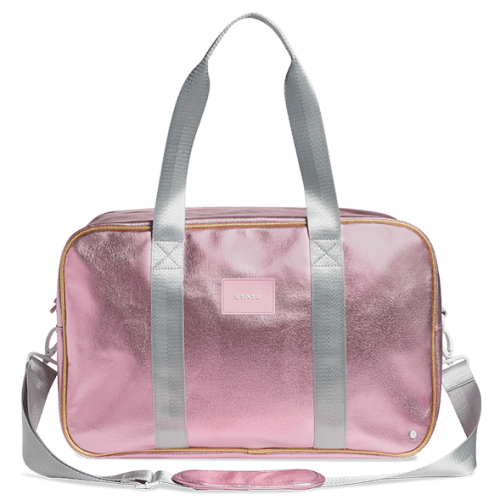 STATE Bags | Rockaway Duffle Metallic Pink/Silver
