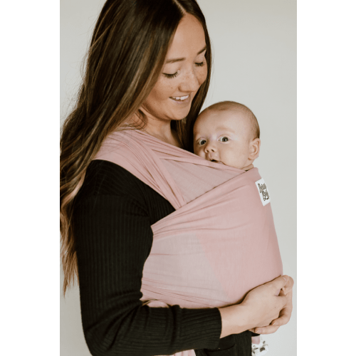 The Lillian Beluga Baby Wrap | Blush Pink Bamboo Baby Carrier - Beluga Baby Carriers