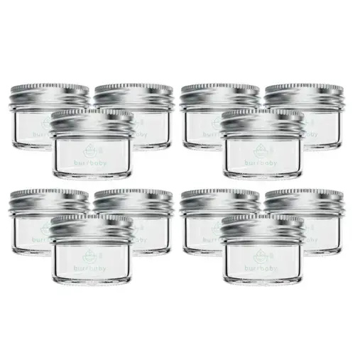 3.5oz Glass Breast Milk Storage Containers (Back in Stock 04/18)