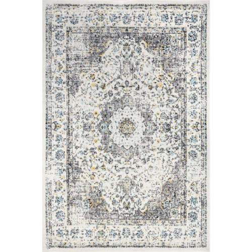 Distressed Persian Rug | Grey