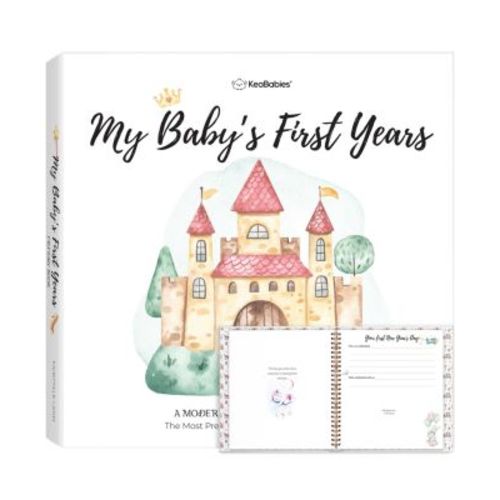 Craft Baby Memory Book, First 5 Years Baby Books, 90 Pages Keepsake Milestone Journal for Baby Girls, Boys