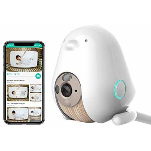 Cubo Ai Baby Monitor with 1080p HD Night Vision Camera, 2-Way Audio, Night Light Plus Safety Alerts for Covered Face, Danger Zone, Crying & Temperature Detection (3 Stands Included)