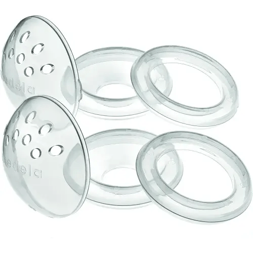 Medela TheraShells Breast Shells, Protect Sore, Flat, or Inverted Nipples While Pumping or Breastfeeding, Natural Appearance and Exceptional Comfort, Made Without BPA