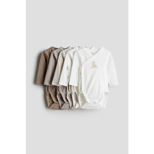 5-PACK WRAPOVER BODYSUITS